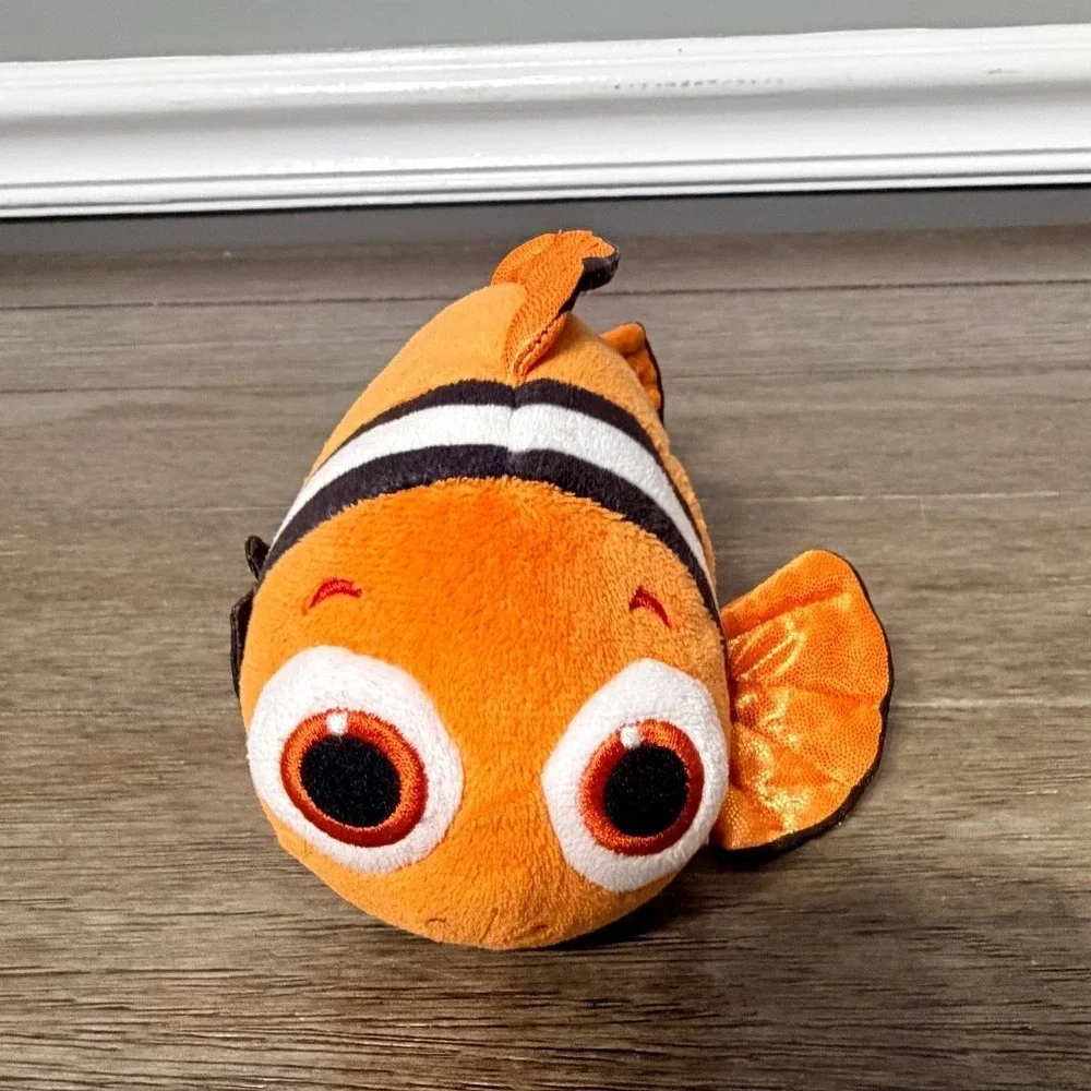 Ty Sparkle Disney Pixar Nemo Plush Finding Nemo Clownfish Stuffed Animal 8‎ inch